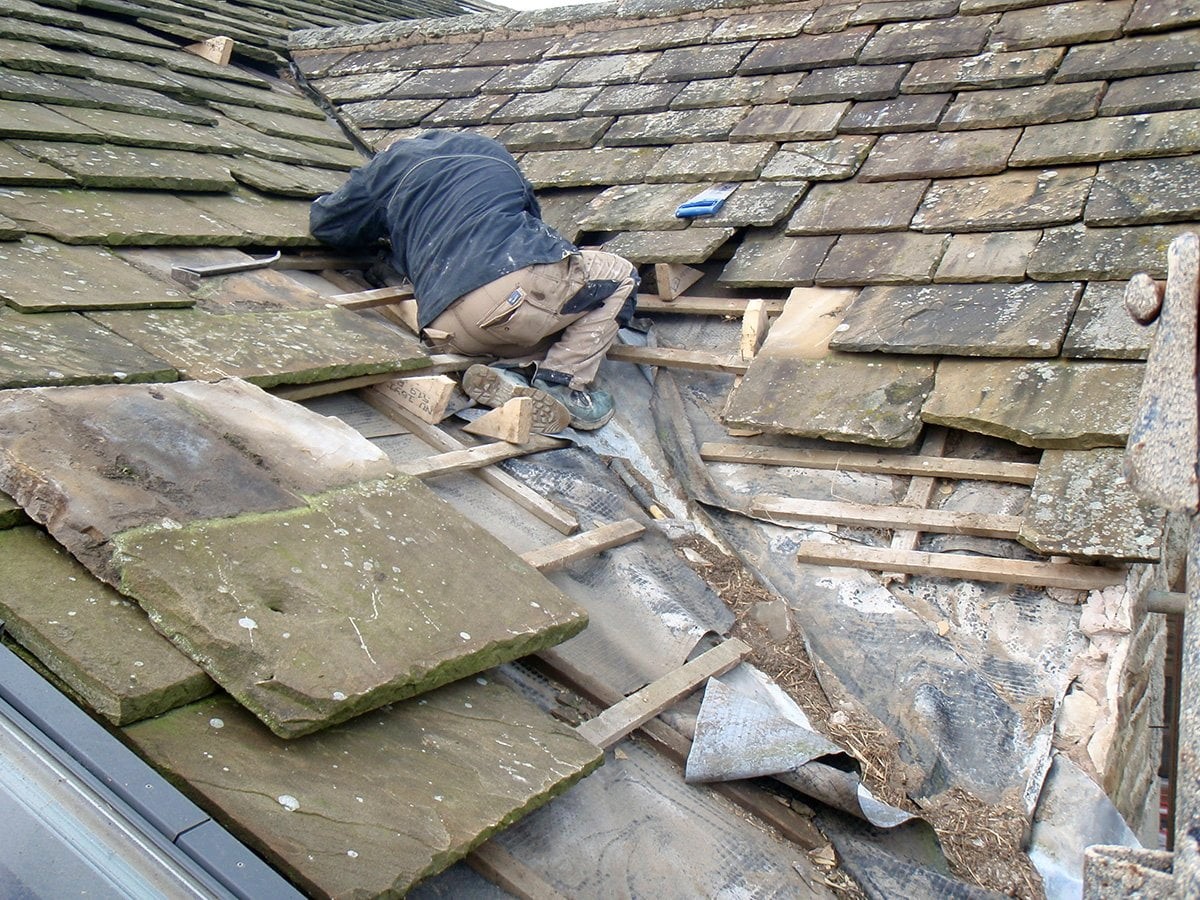 Roof valley repair