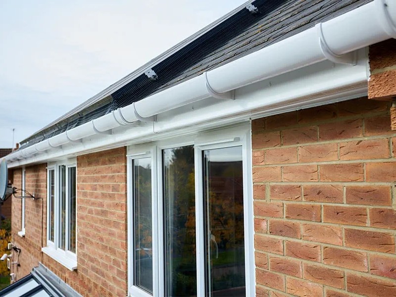 New guttering installed on UK home